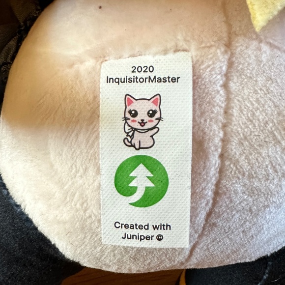 Inquisitor Master Juniper 2020 Halloween Cat Witch Alex 12" Plush - Picture 2 of 12